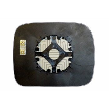 Елемент дзеркала заднього огляду NISSAN Terrano II (93-96) лівий сферичний з обігрівом