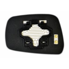 Зеркальный элемент NISSAN Navara III (10- ) правый сферический с обогревом