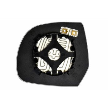 Зеркальный элемент NISSAN Micra IV (10- ) правый сферический с обогревом