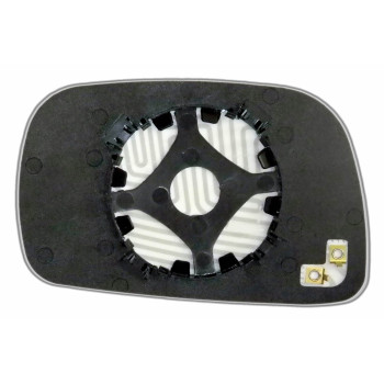 Елемент дзеркала заднього огляду OPEL Agila A (00-08) правий сферичний з обігрівом