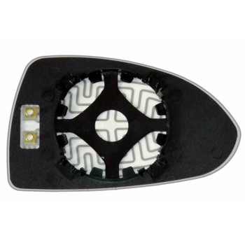 Зеркальный элемент OPEL Corsa D (06-14) левый асферический с обогревом