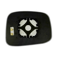 Зеркальный элемент OPEL Frontera B (98-03) левый асферический с обогревом