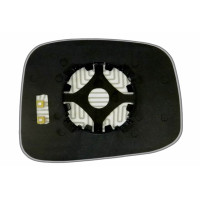 Зеркальный элемент OPEL Frontera B (98-03) левый сферический с обогревом