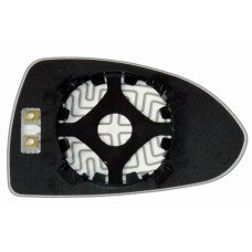 Зеркальный элемент OPEL Corsa D (06-14) левый сферический с обогревом