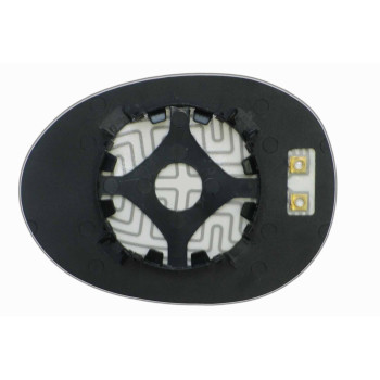 Елемент дзеркала заднього огляду PEUGEOT 107 (05-14) правий асферичний з обігрівом