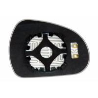 Дзеркальний елемент PEUGEOT 207 (06-12) лівий асферичний з обігрівом