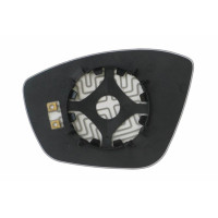 Дзеркальний елемент PEUGEOT 208 (12-15) правий сферичний з обігрівом