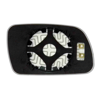 Елемент дзеркала заднього огляду PEUGEOT 407 (04-10) лівий асферичний з обігрівом