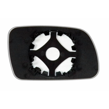 Елемент дзеркала заднього огляду PEUGEOT 407 (04-10) лівий асферичний голубий