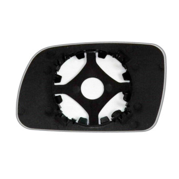 Елемент дзеркала заднього огляду PEUGEOT 407 (04-10) правий асферичний голубий