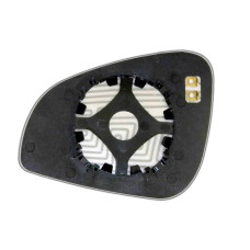 Дзеркальний елемент PEUGEOT 407 (05-10) правий асферичний голубий з обігрівом