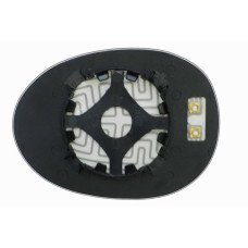 Дзеркальний елемент PEUGEOT 107 (05-14) правий асферичний з обігрівом