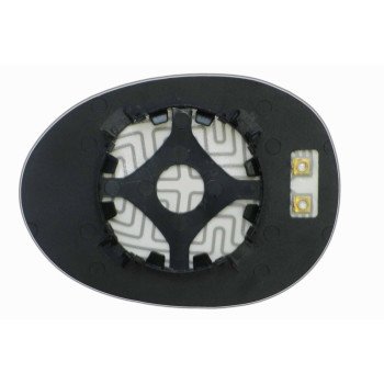 Зеркальный элемент PEUGEOT 107 (05-14) правый асферический с обогревом