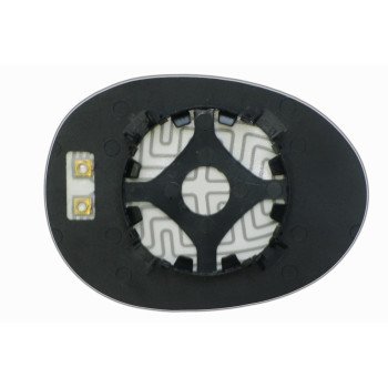 Зеркальный элемент PEUGEOT 107 (05-14) левый асферический с обогревом