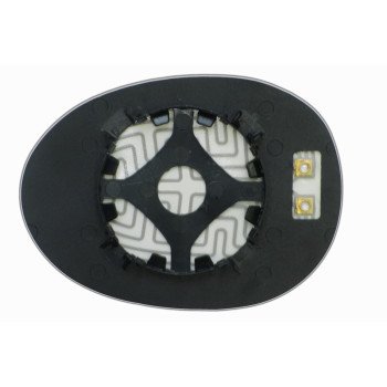 Зеркальный элемент PEUGEOT 107 (05-14) правый сферический с обогревом