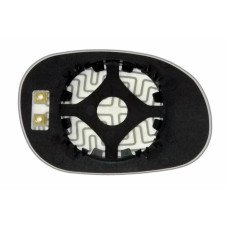 Дзеркальний елемент PEUGEOT 206 (98-12) лівий асферичний з обігрівом