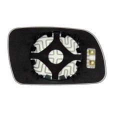 Дзеркальний елемент PEUGEOT 407 (04-10) лівий сферичний з обігрівом