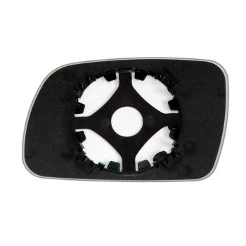 Зеркальный элемент PEUGEOT 407 (04-10) правый асферический голубой