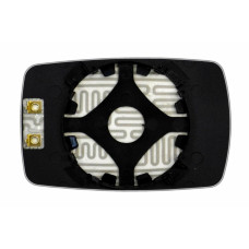 Зеркальный элемент PORSCHE 924S (75-86) основной сферический с обогревом