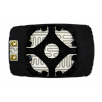 Елемент дзеркала заднього огляду PORSCHE 924S (75-86) основний сферичний з обігрівом