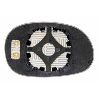 Дзеркальний елемент RENAULT Laguna I (93-01) лівий асферичний з обігрівом