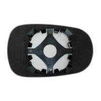 Зеркальный элемент RENAULT Logan (04-09) основной асферический голубой