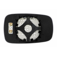 Дзеркальний елемент RENAULT Megane II (02-08) основний сферичний з обігрівом