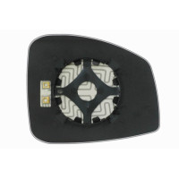 Дзеркальний елемент RENAULT Scenic III (09-12) лівий сферичний з обігрівом