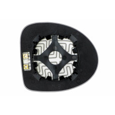 Дзеркальний елемент RENAULT Symbol ll (08-12) лівий сферичний з обігрівом