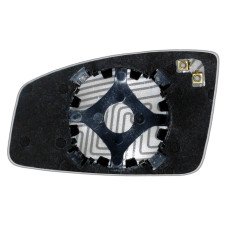 Зеркальный элемент RENAULT Espace IV (03-11) правый асферический голубой с обогревом