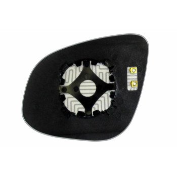 Зеркальный элемент RENAULT Kangoo (12- ) правый сферический с обогревом