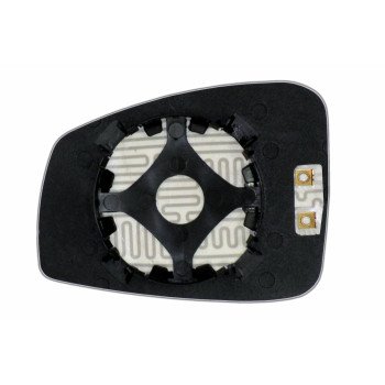 Зеркальный элемент RENAULT Laguna III (07- ) правый сферический голубой с обогревом