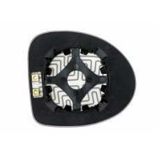 Дзеркальний елемент RENAULT Twingo II (07-12) лівий асферичний з обігрівом