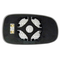 Дзеркальний елемент SAAB 9-5 (01-10) лівий асферичний з обігрівом