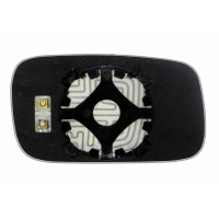 Дзеркальний елемент SEAT Inca (95-03) лівий плоский з обігрівом