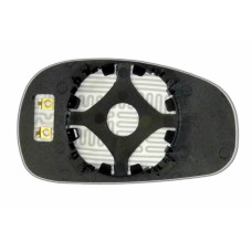 Дзеркальний елемент SEAT Leon II (05-09) лівий асферичний з обігрівом