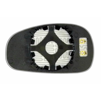 Елемент дзеркала заднього огляду SEAT Leon II (05-09) правий сферичний з обігрівом