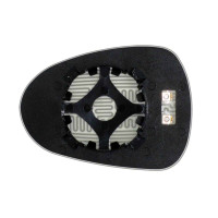 Зеркальный элемент SEAT Leon III (09-12) правый асферический с обогревом