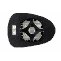 Зеркальный элемент SEAT Leon III (09-12) левый асферический с обогревом