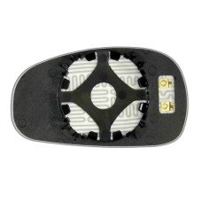 Дзеркальний елемент SEAT Leon II (05-09) правий асферичний з обігрівом