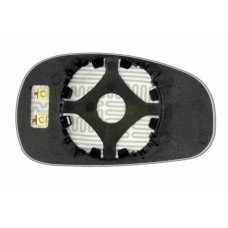 Дзеркальний елемент SEAT Leon II (05-09) лівий асферичний з обігрівом