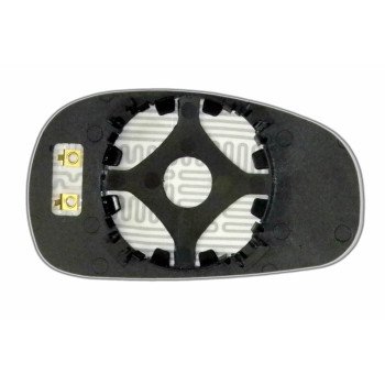 Зеркальный элемент SEAT Leon II (05-09) левый асферический с обогревом