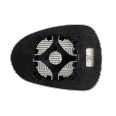 Зеркальный элемент SEAT Leon III (09-12) правый асферический с обогревом