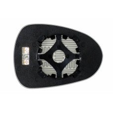 Зеркальный элемент SEAT Leon III (09-12) левый асферический с обогревом