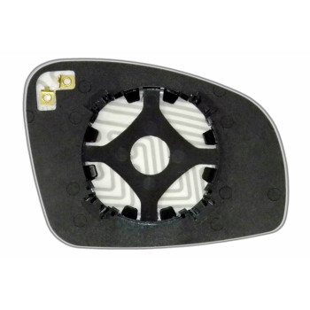 Зеркальный элемент SKODA Fabia II (07-14) левый сферический с обогревом