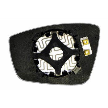 Зеркальный элемент SKODA Rapid (09- ) правый сферический с обогревом