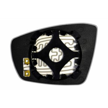 Зеркальный элемент SKODA Rapid (10- ) правый асферический с обогревом Зеркальный элемент SKODA Rapid (10- ) правый асферический с обогревом