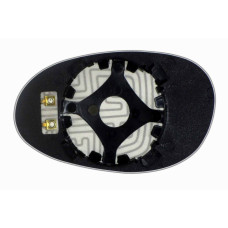 Дзеркальний елемент SMART Roadster (03-05) правий асферичний з обігрівом