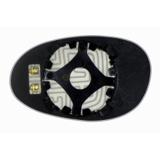 Дзеркальний елемент SMART Roadster (03-05) правий сферичний з обігрівом