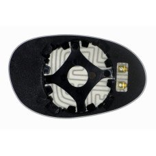 Дзеркальний елемент SMART Roadster (03-05) лівий асферичний з обігрівом